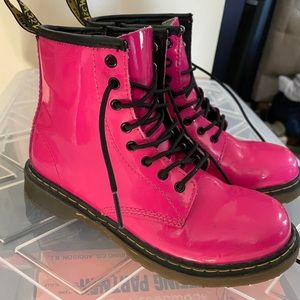 Dr. Martens Hot Pink Boots